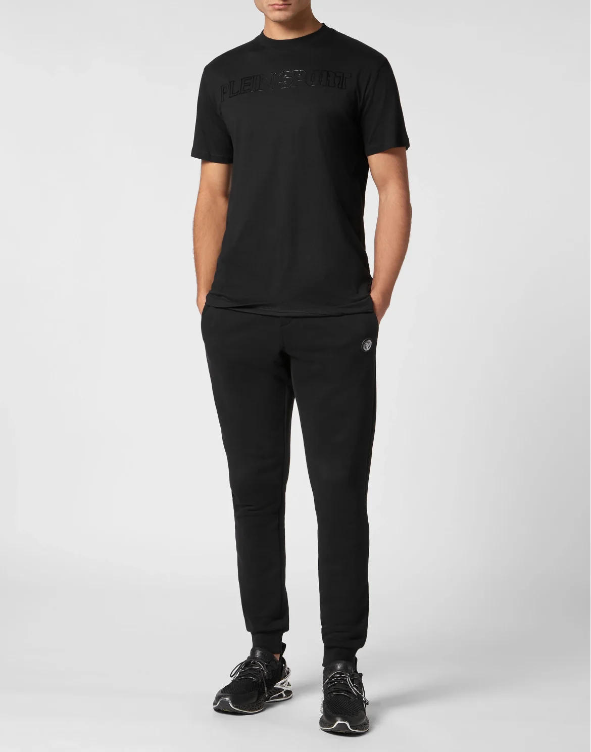 T-shirt Round Neck Tiger, цвет: Черный