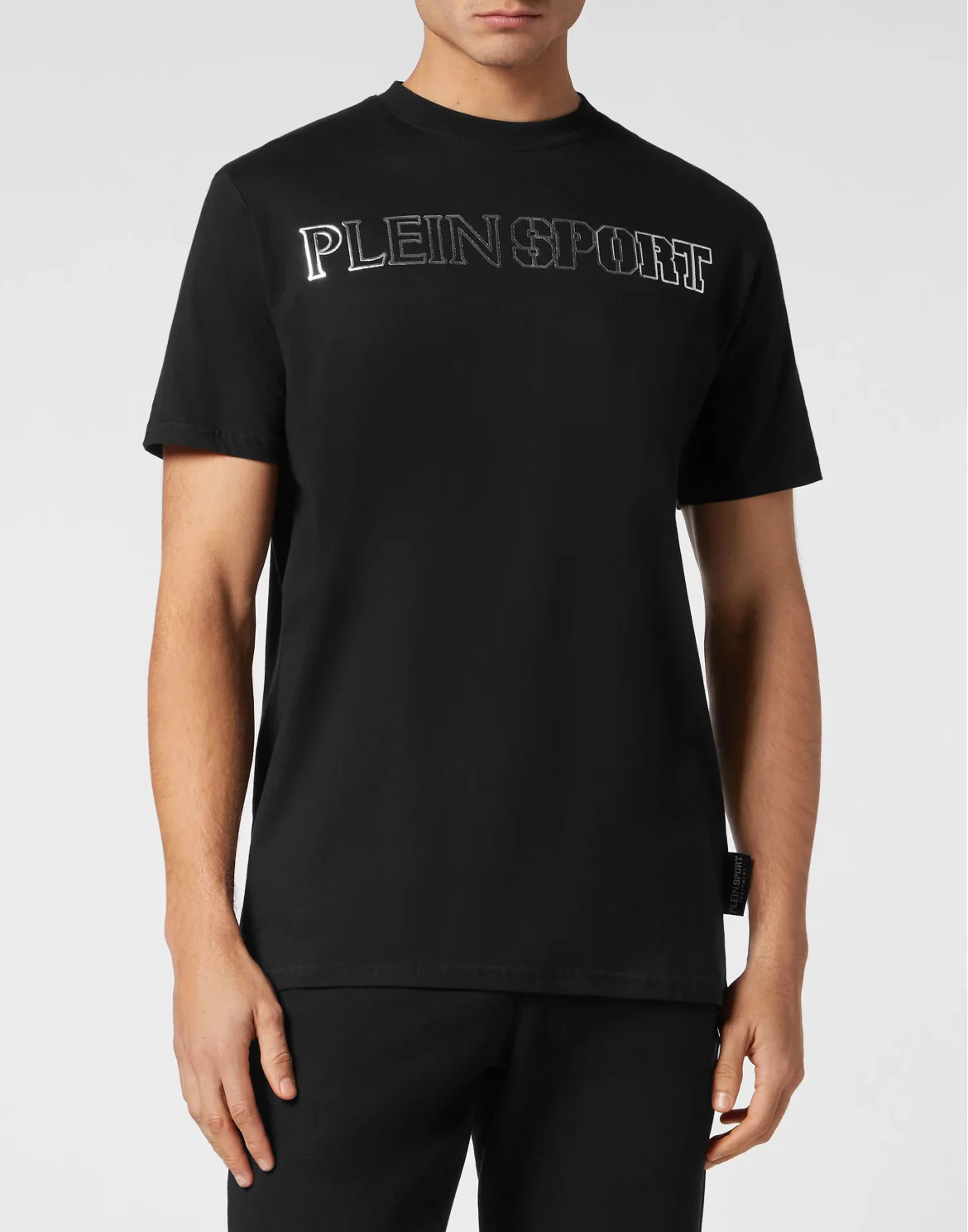 T-shirt Round Neck Tiger, цвет: Черный