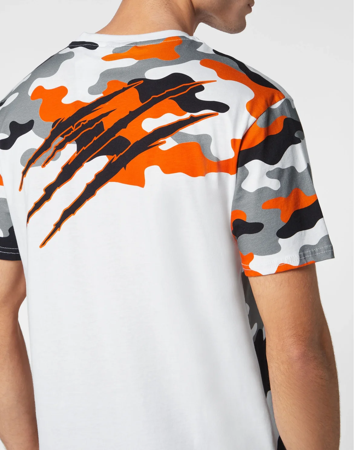 T-shirt Round Neck Camouflage, цвет: Мультиколор