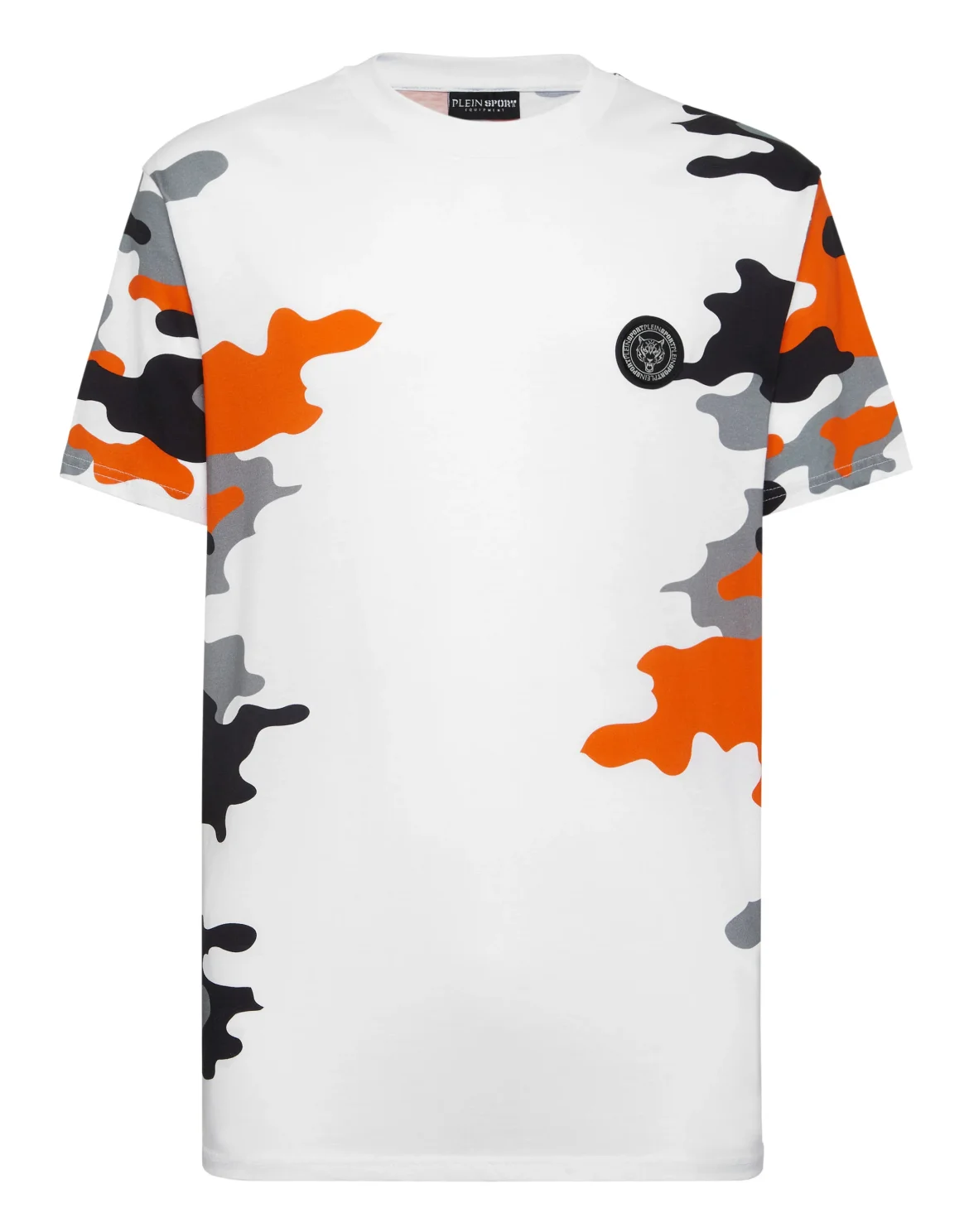 T-shirt Round Neck Camouflage, цвет: Мультиколор