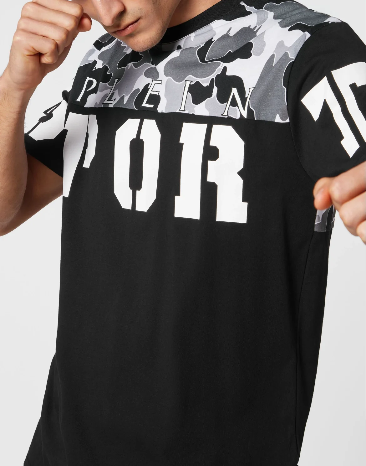 T-shirt Round Neck, цвет: Черный