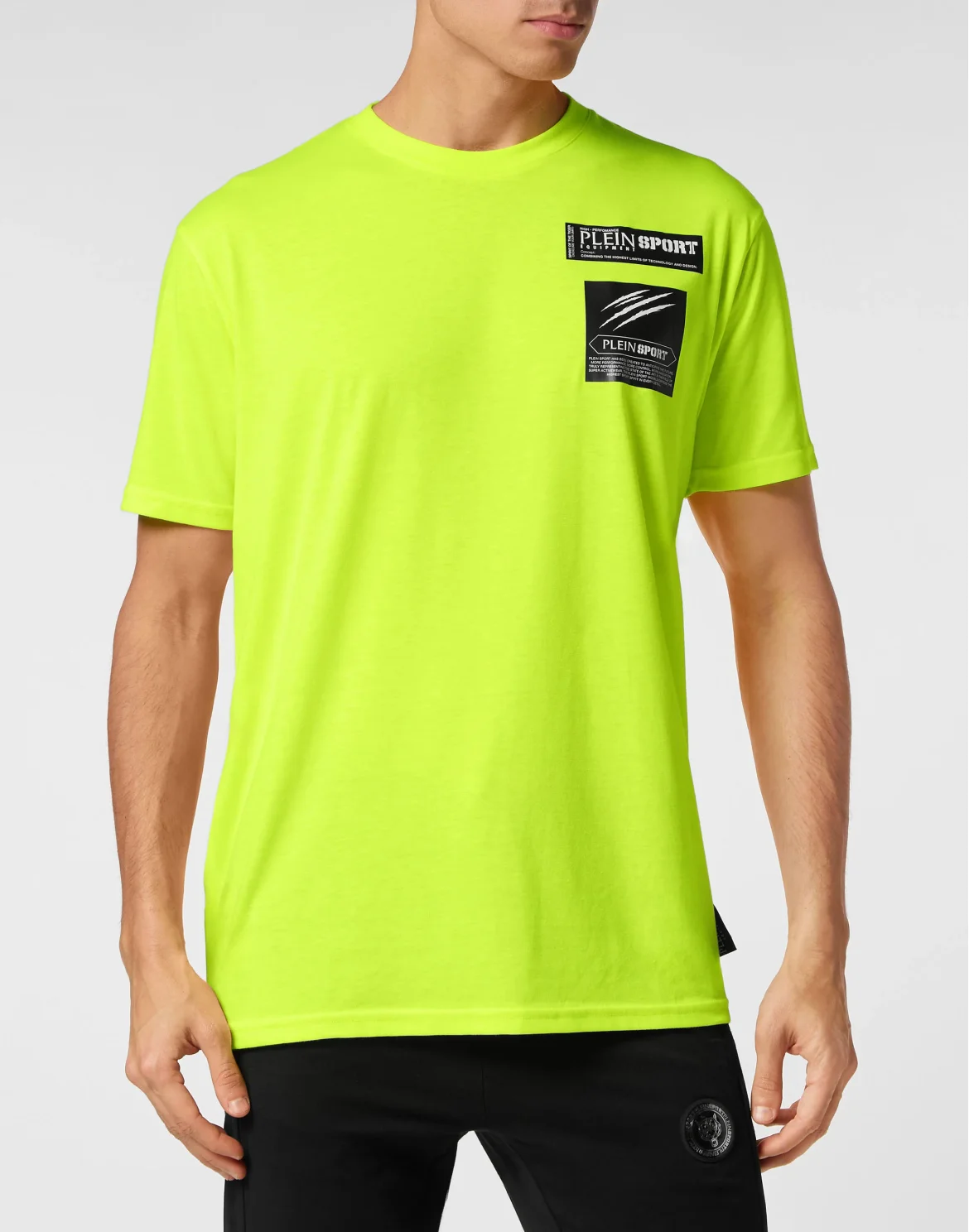 T-shirt Round Neck Scratch, цвет: Серый