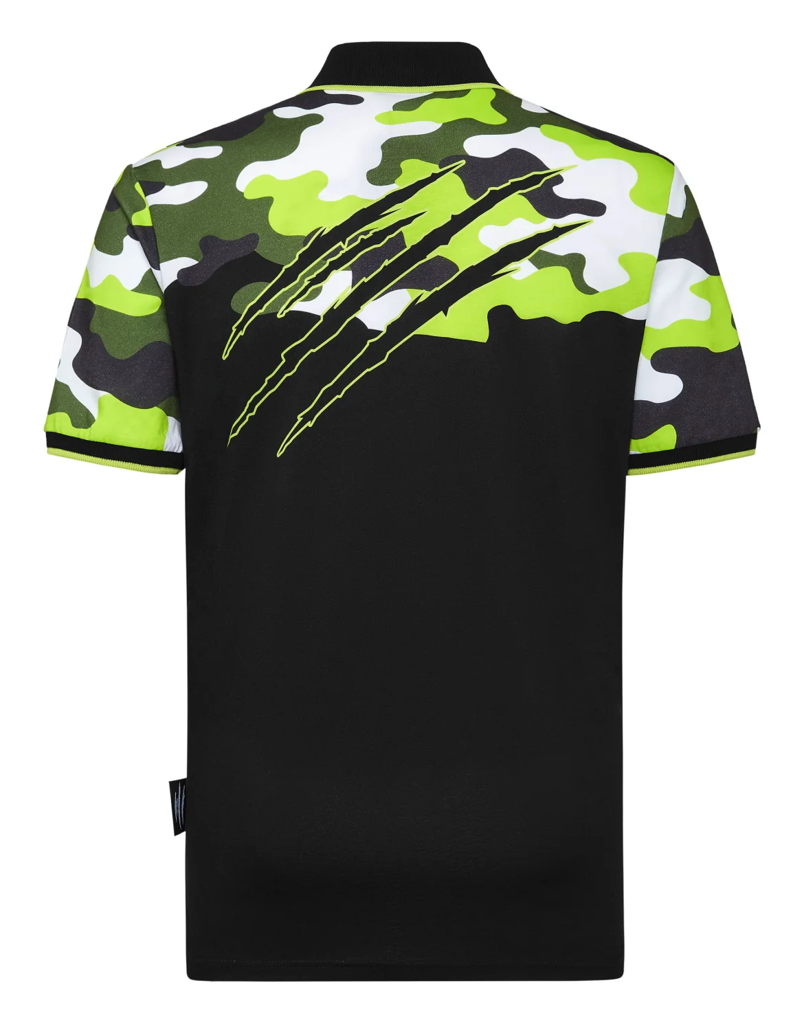 Polo shirt SS Camouflage, цвет: Черный