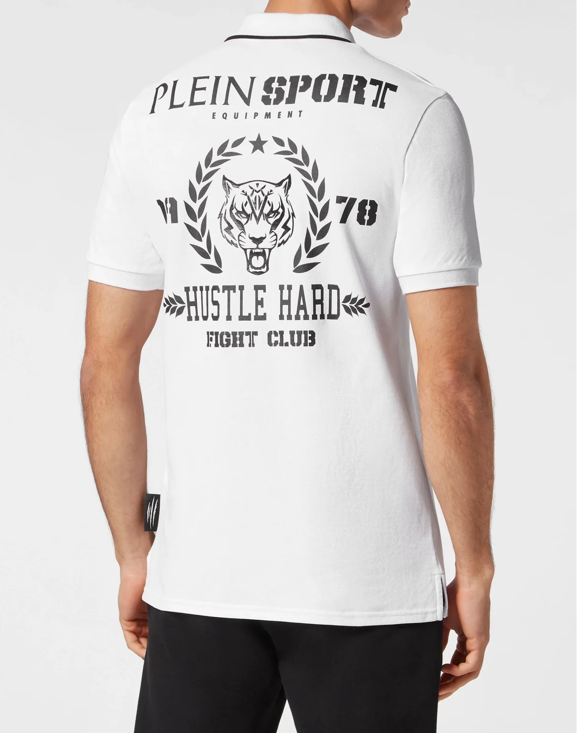 Polo Shirt Slim Fit SS Carbon Tiger, цвет: Черный