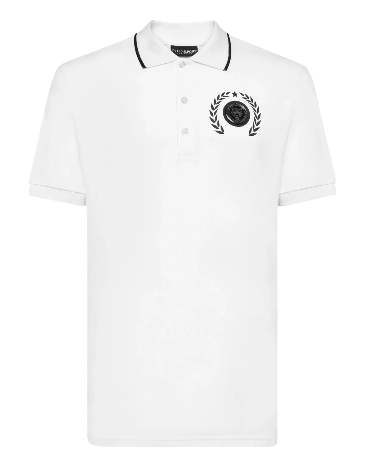 Polo Shirt Slim Fit SS Carbon Tiger, цвет: Черный