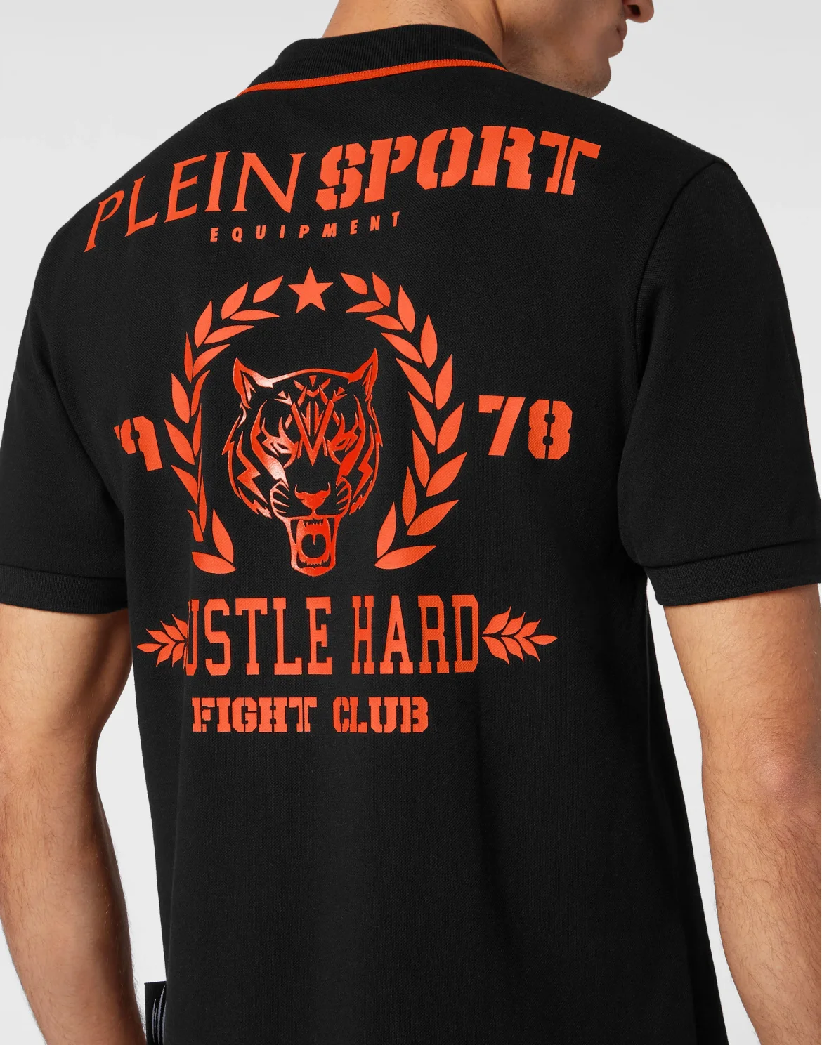 Polo Shirt Slim Fit SS Carbon Tiger, цвет: Черный