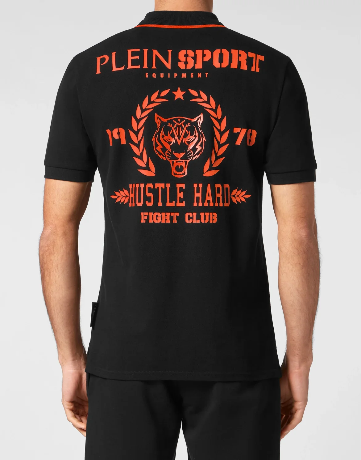 Polo Shirt Slim Fit SS Carbon Tiger, цвет: Черный