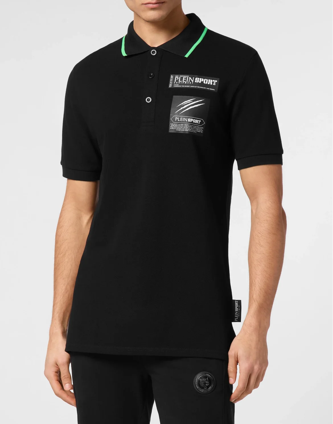 Polo shirt SS Scratch, цвет: Черный