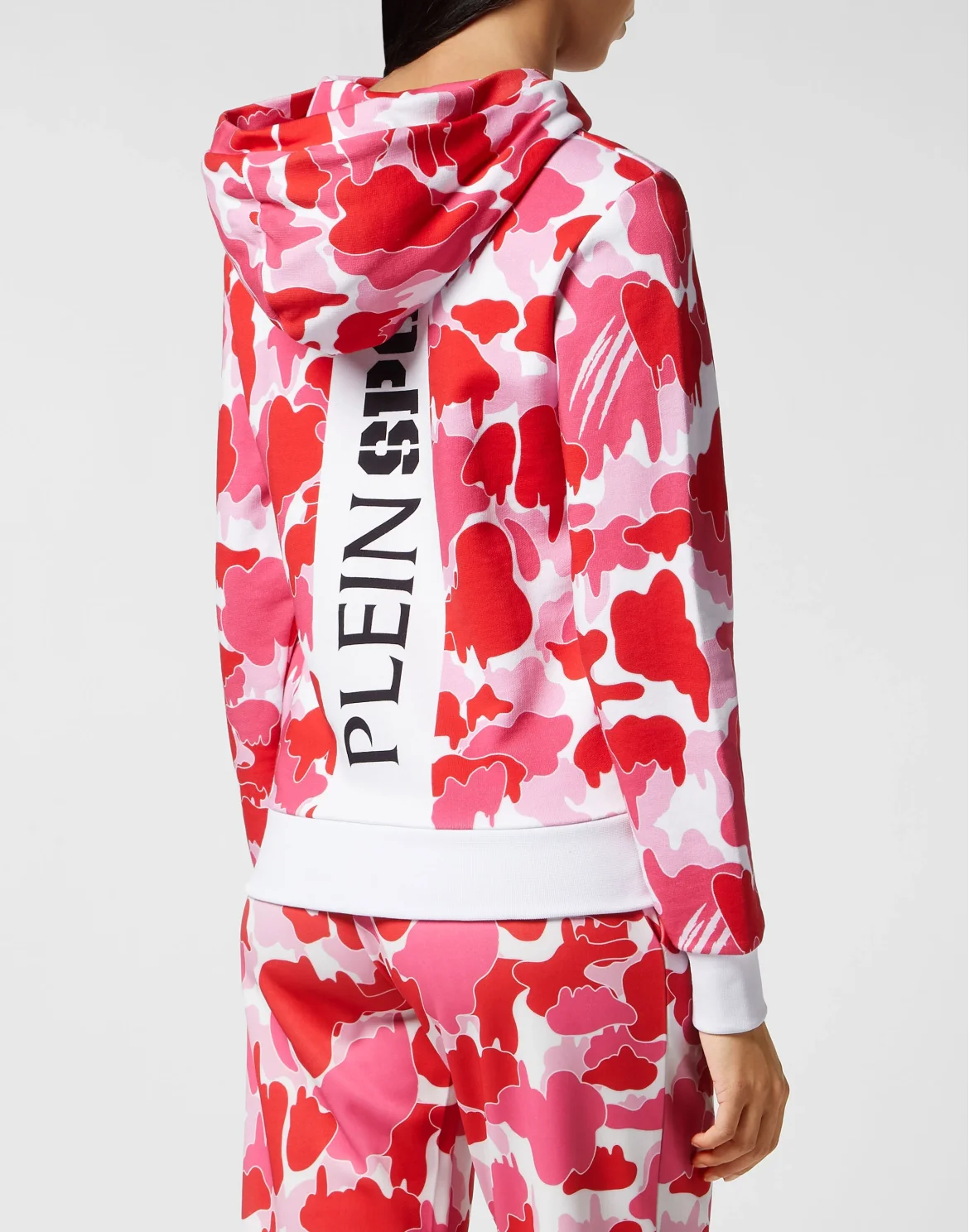 Hoodie Sweatshirt Camouflage, цвет: Розовый