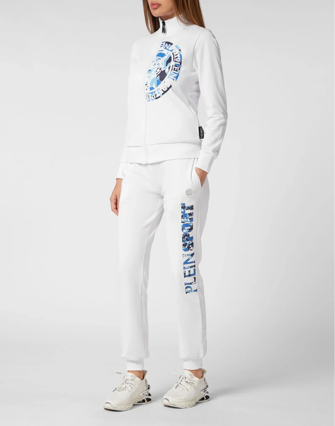 Triacetate Jogging Tracksuit: Top/Trousers Carbon Tiger, цвет: Белый