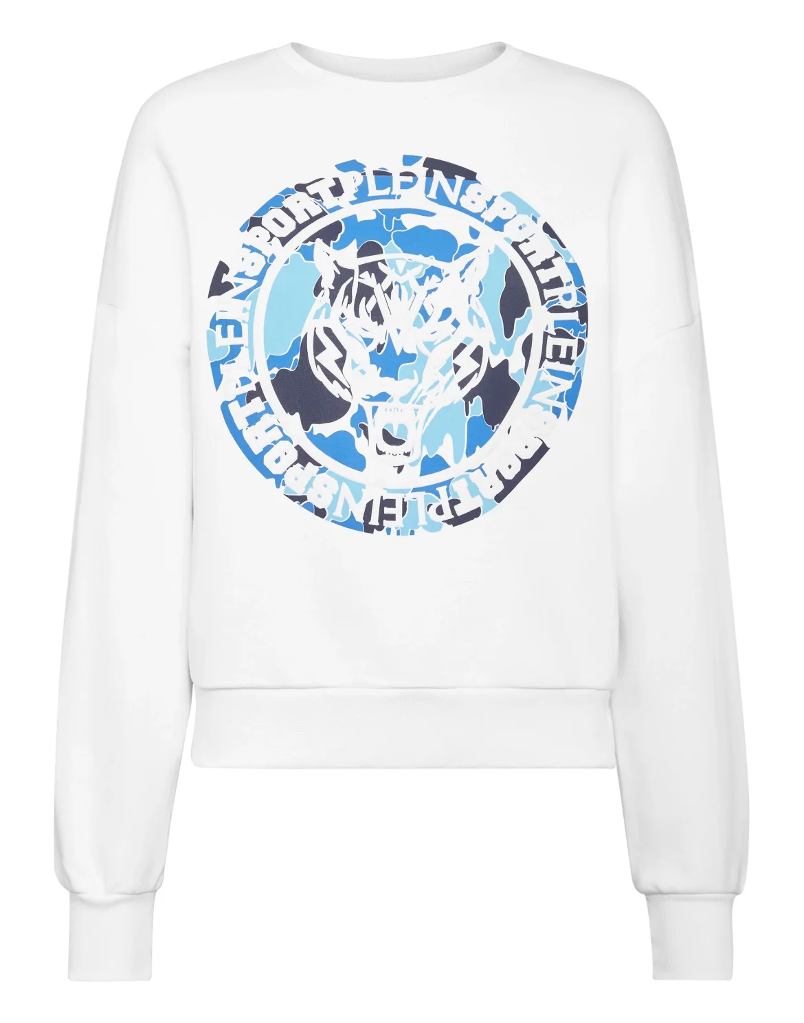 Sweatshirt LS Carbon Tiger, цвет: Белый