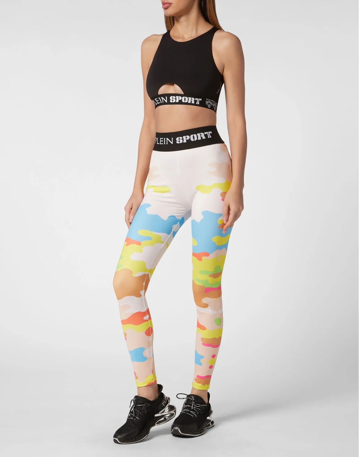 Jogging Cutting Leggings Camouflage, цвет: Мультиколор
