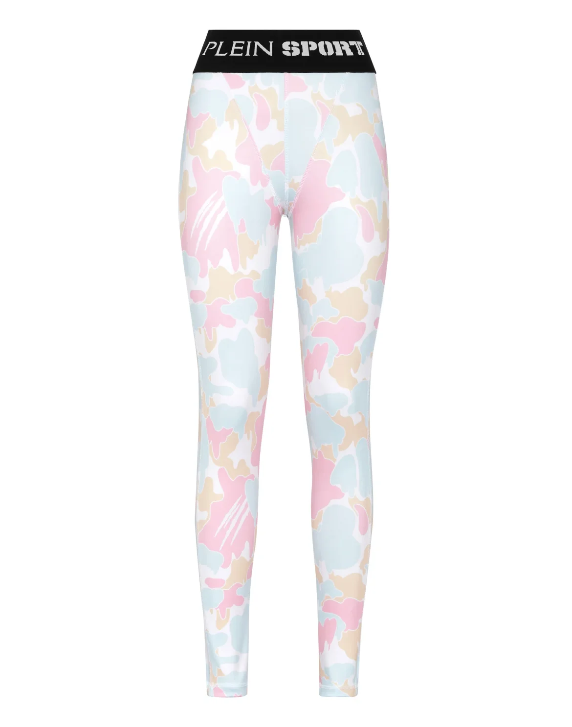 Jogging Push Up Cutting Leggings Camouflage, цвет: Бирюзовый