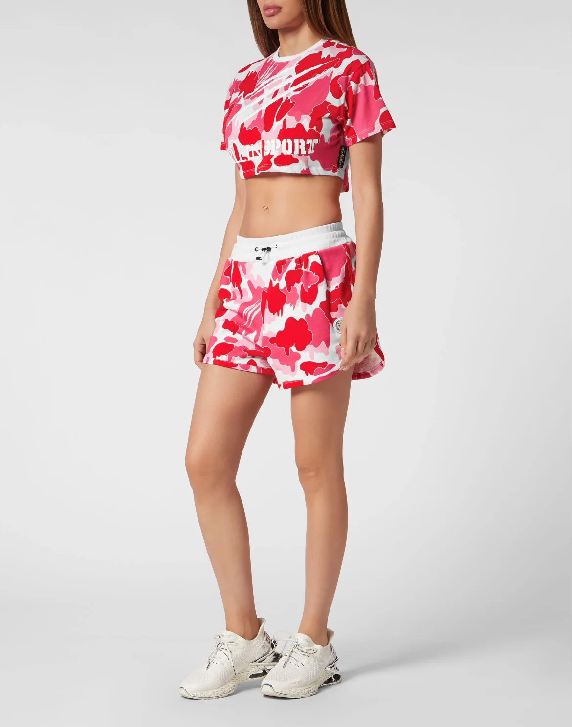 Jogging Hot Pants Camouflage, цвет: Розовый
