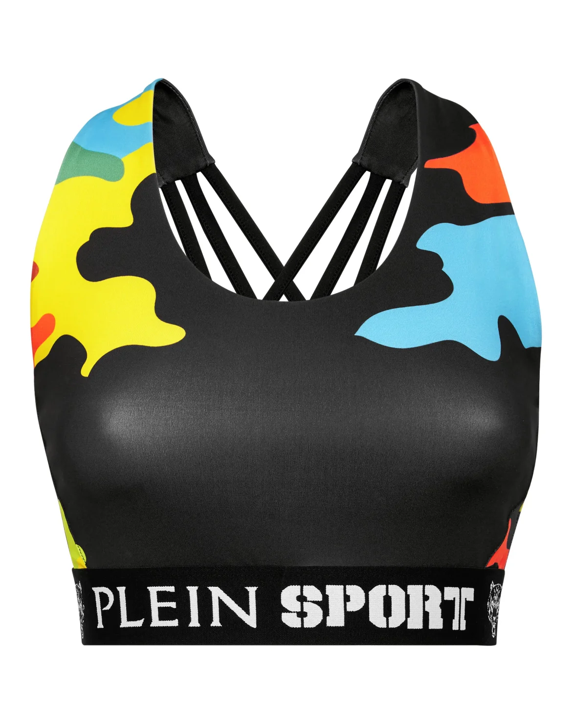 Jogging Bra Camouflage, цвет: Черный