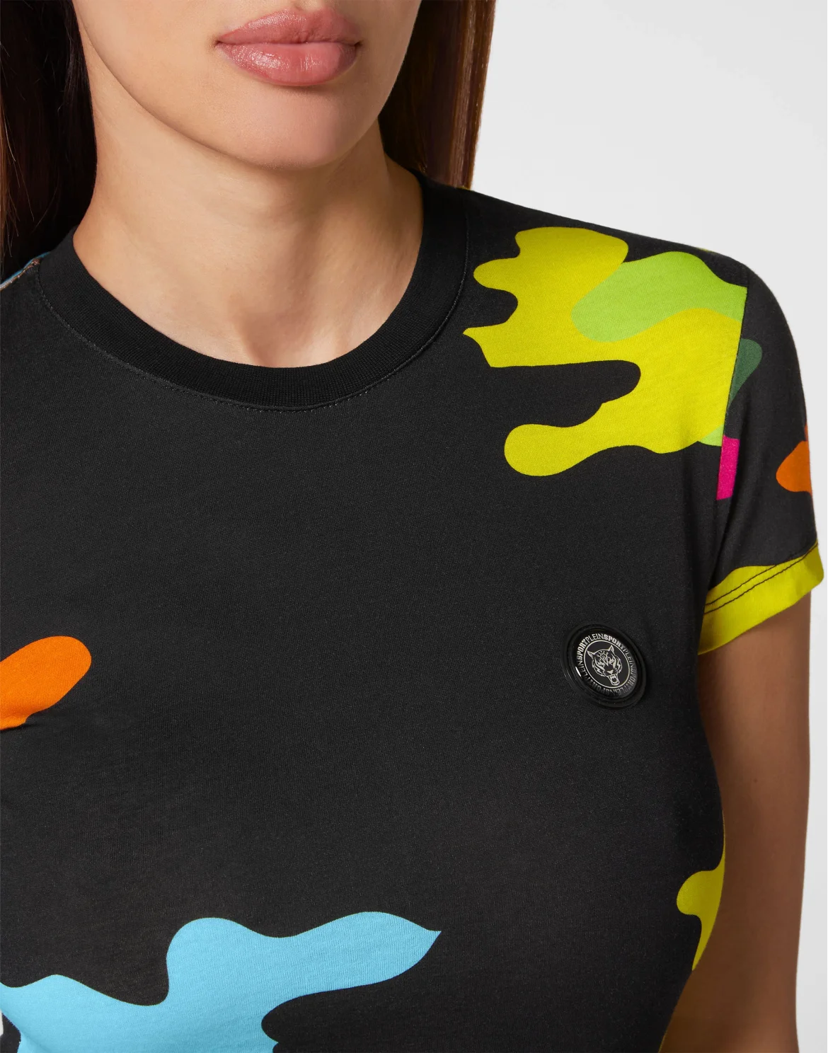 T-Shirt Sexy Pure Camouflage, цвет: Черный