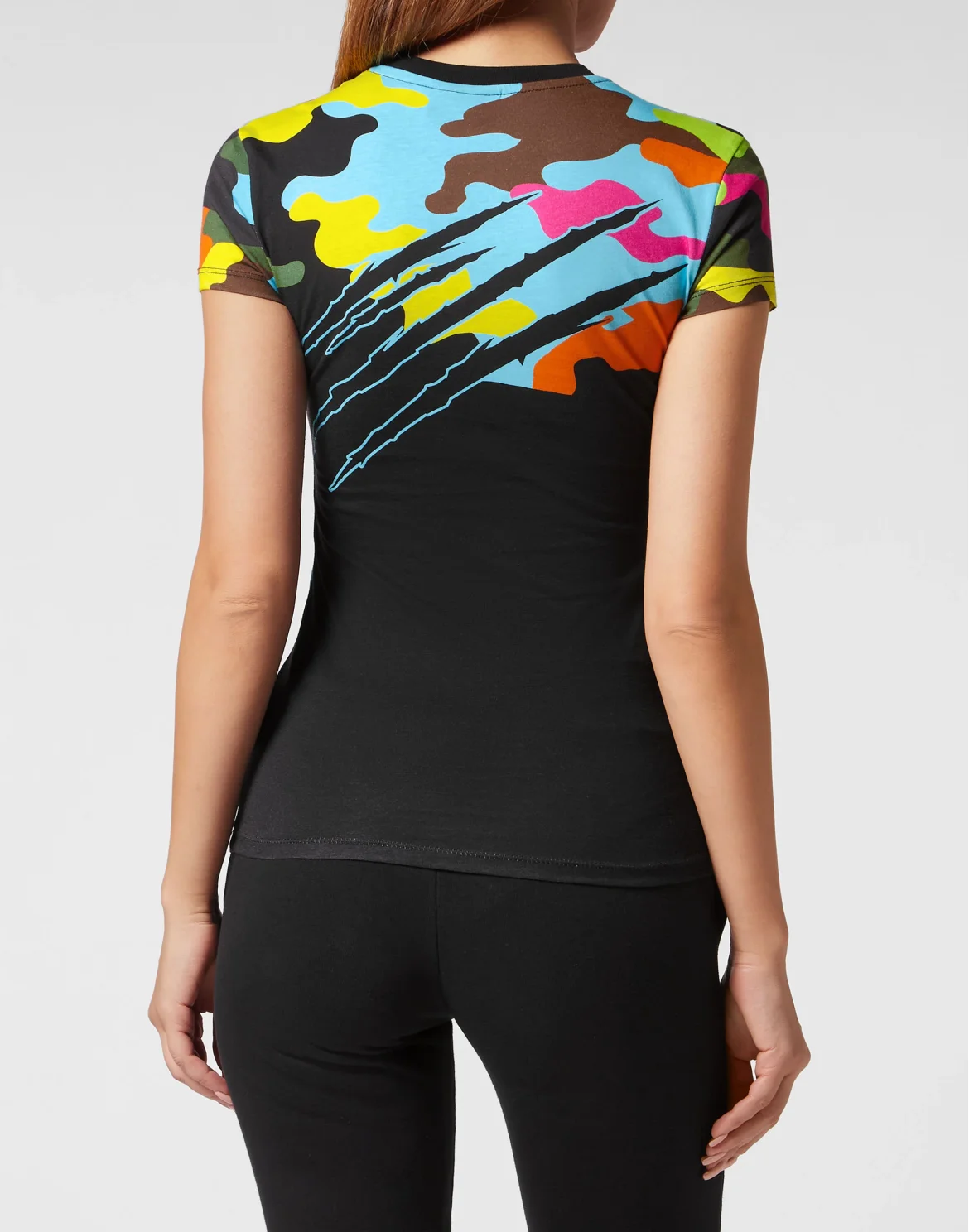 T-Shirt Sexy Pure Camouflage, цвет: Черный