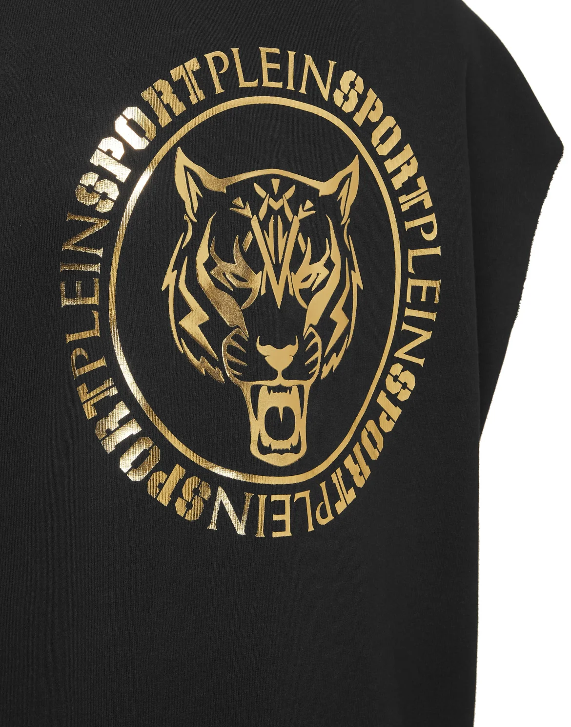 Tanktop Hoodie Label, цвет: Черный