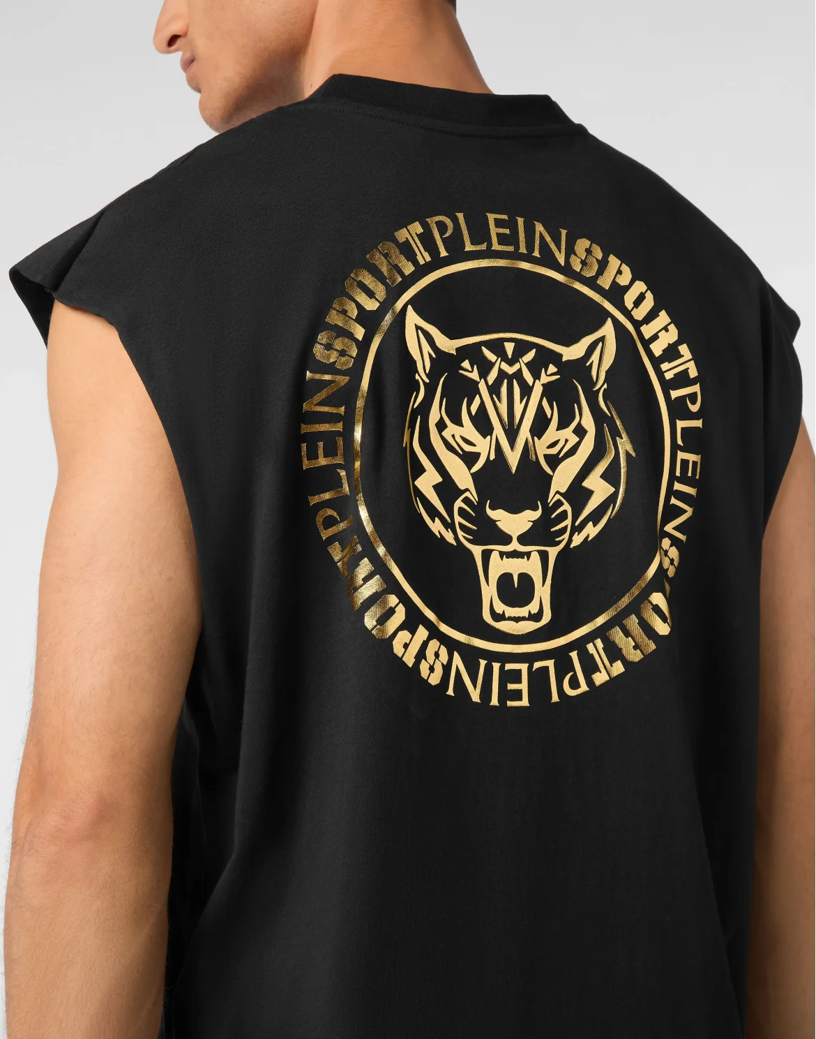 Tanktop T-shirt Label, цвет: Черный