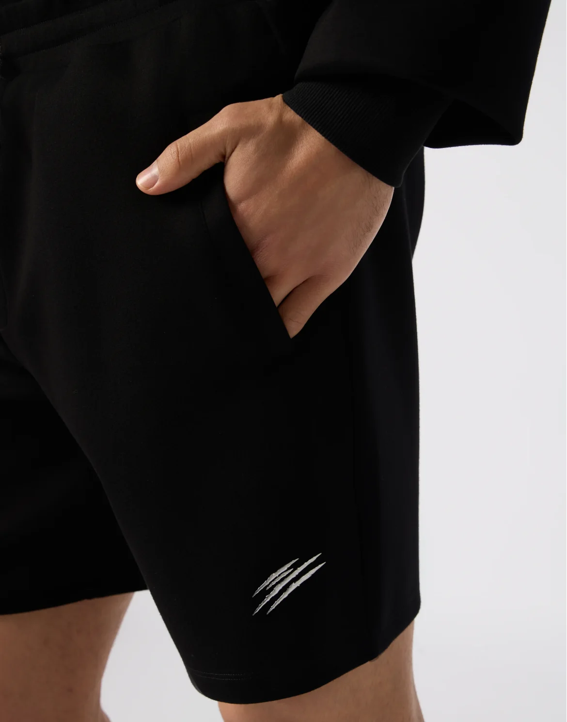 Jogging Shorts Chrome Scratch, цвет: Черный