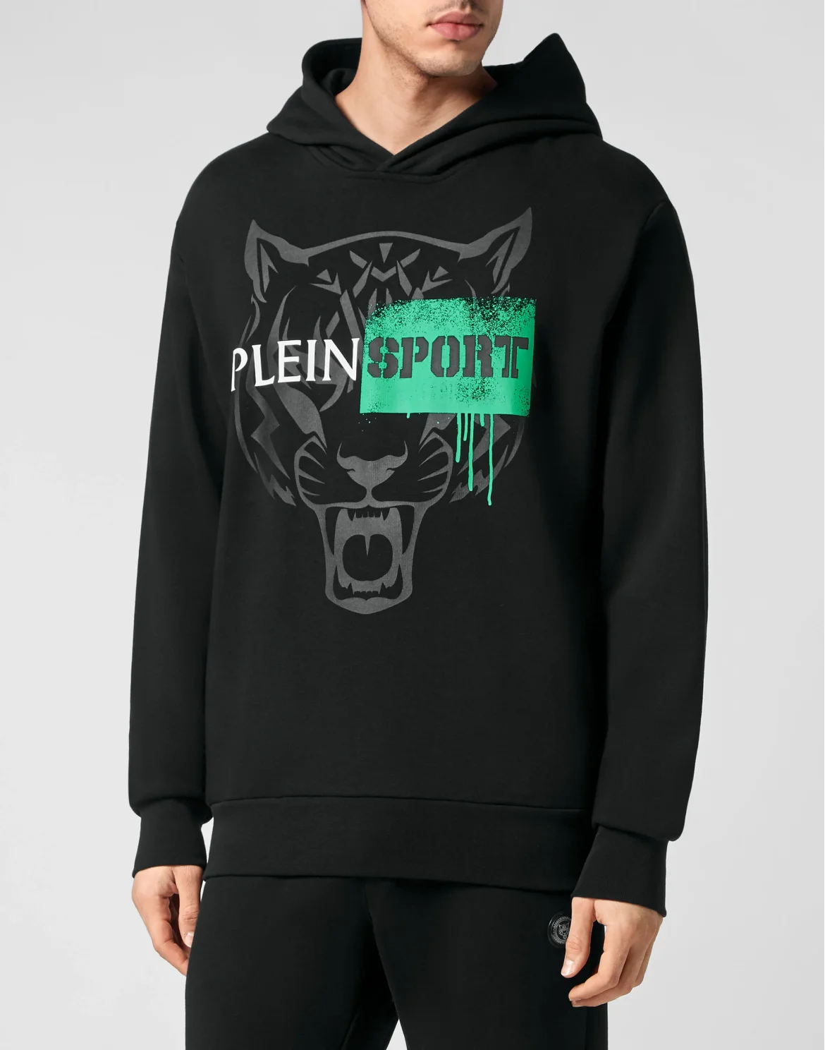 Hoodie Sweatshirt Tiger, цвет: Черный