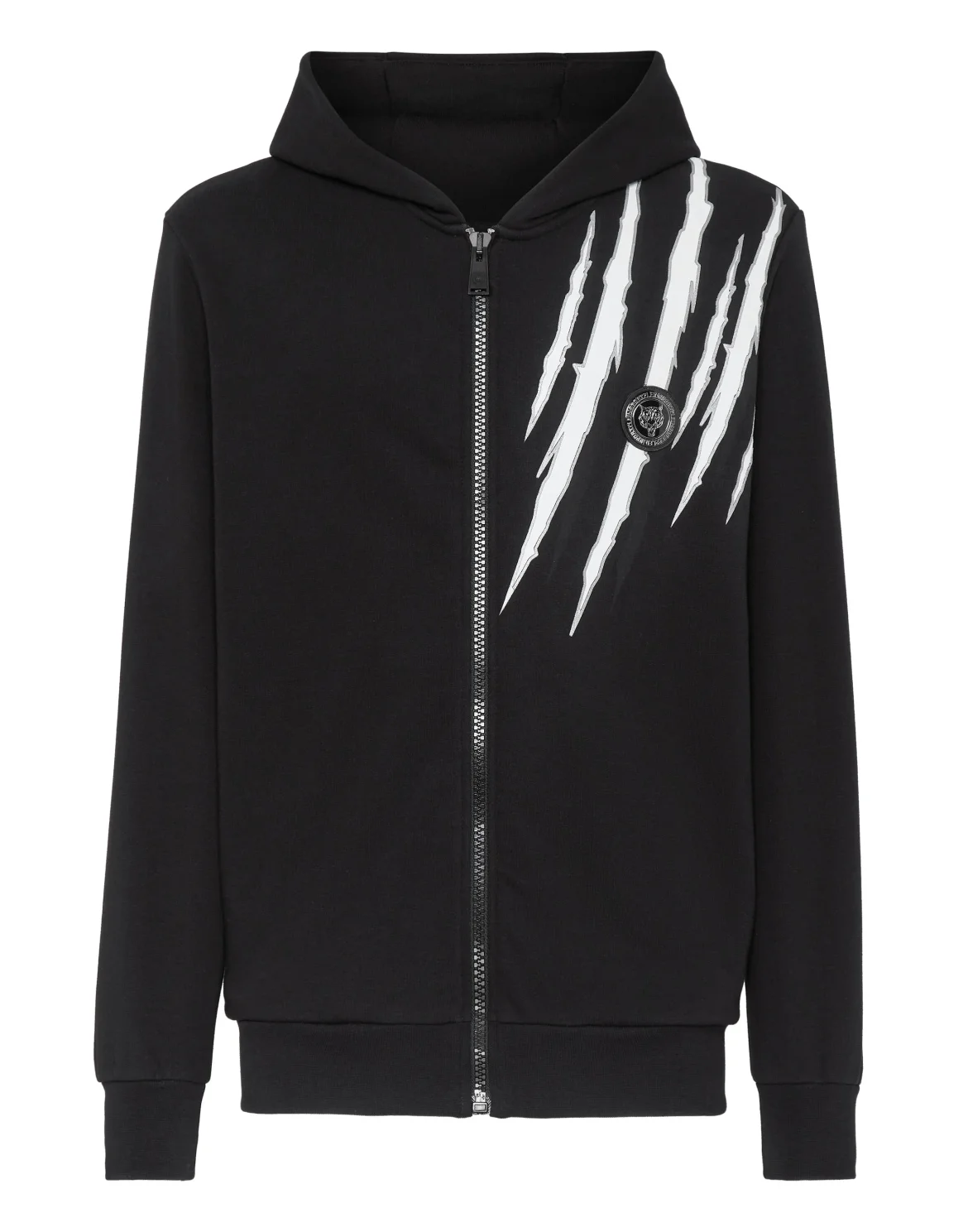 Hoodie Sweatjacket Scratch, цвет: Черный