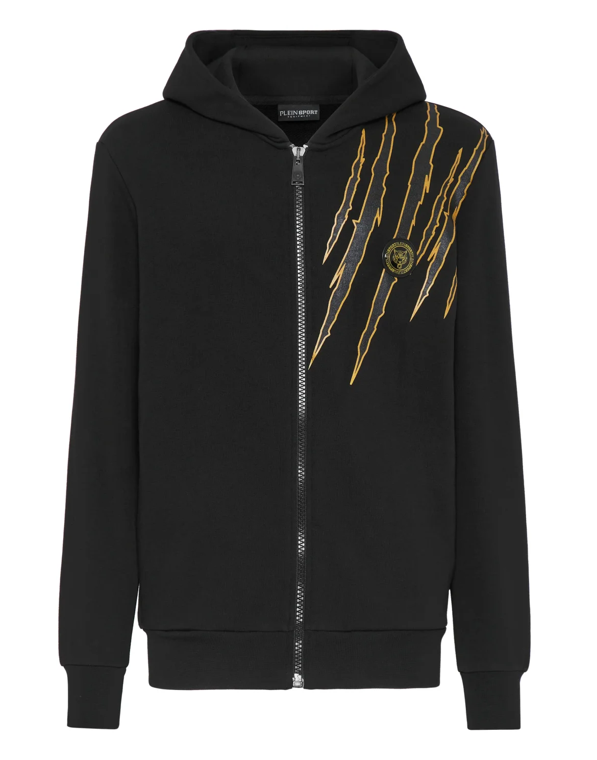 Hoodie Sweatjacket Scratch, цвет: Черный