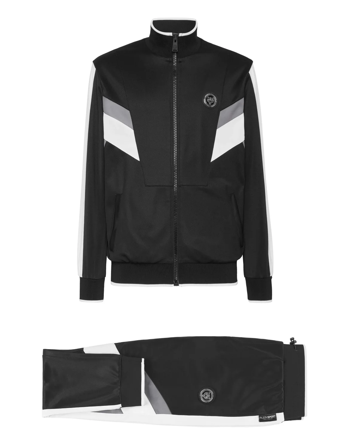 Jogging tracksuit:Top/Trousers, цвет: Черный