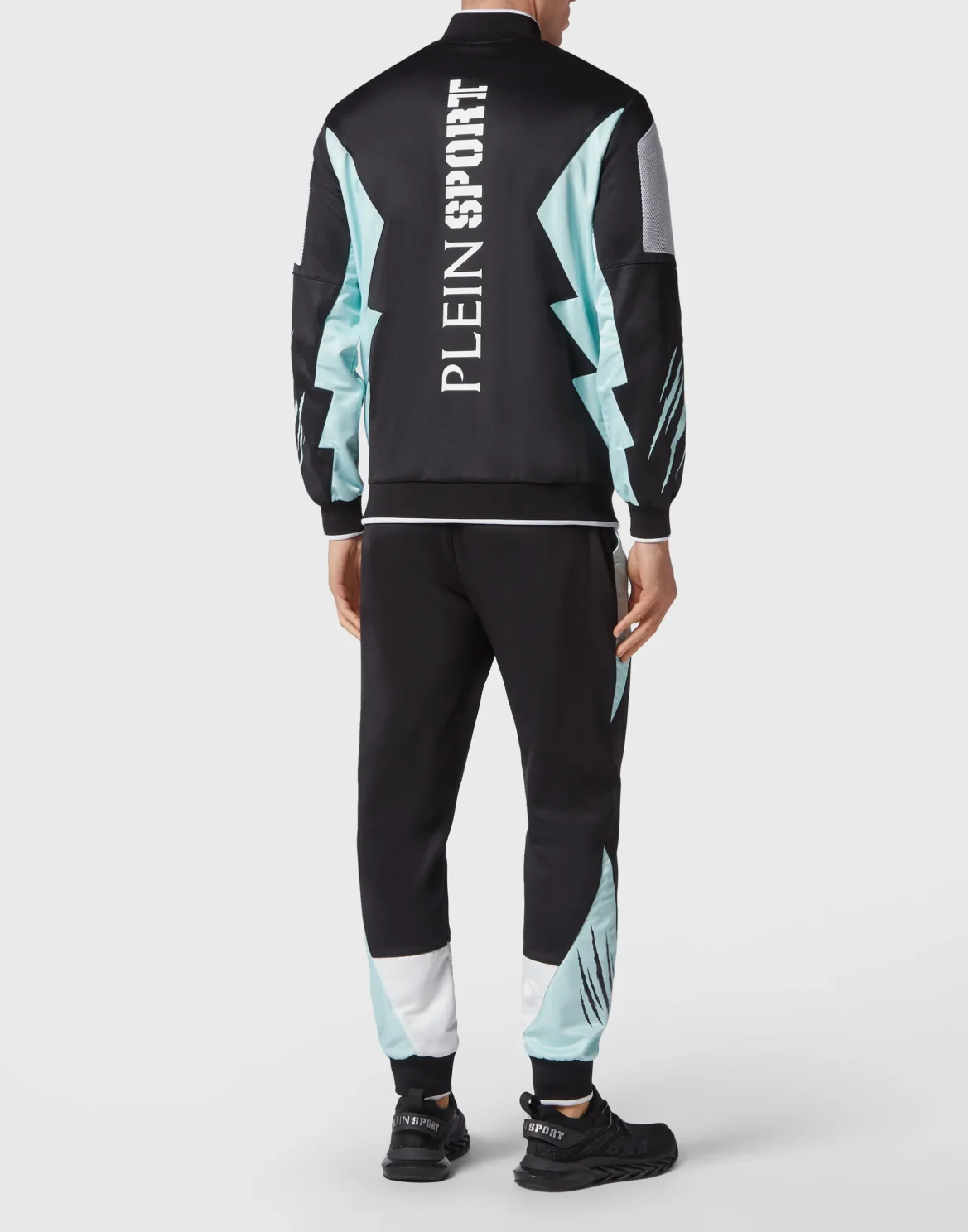 Jogging tracksuit:Top/Trousers Tiger, цвет: Черный