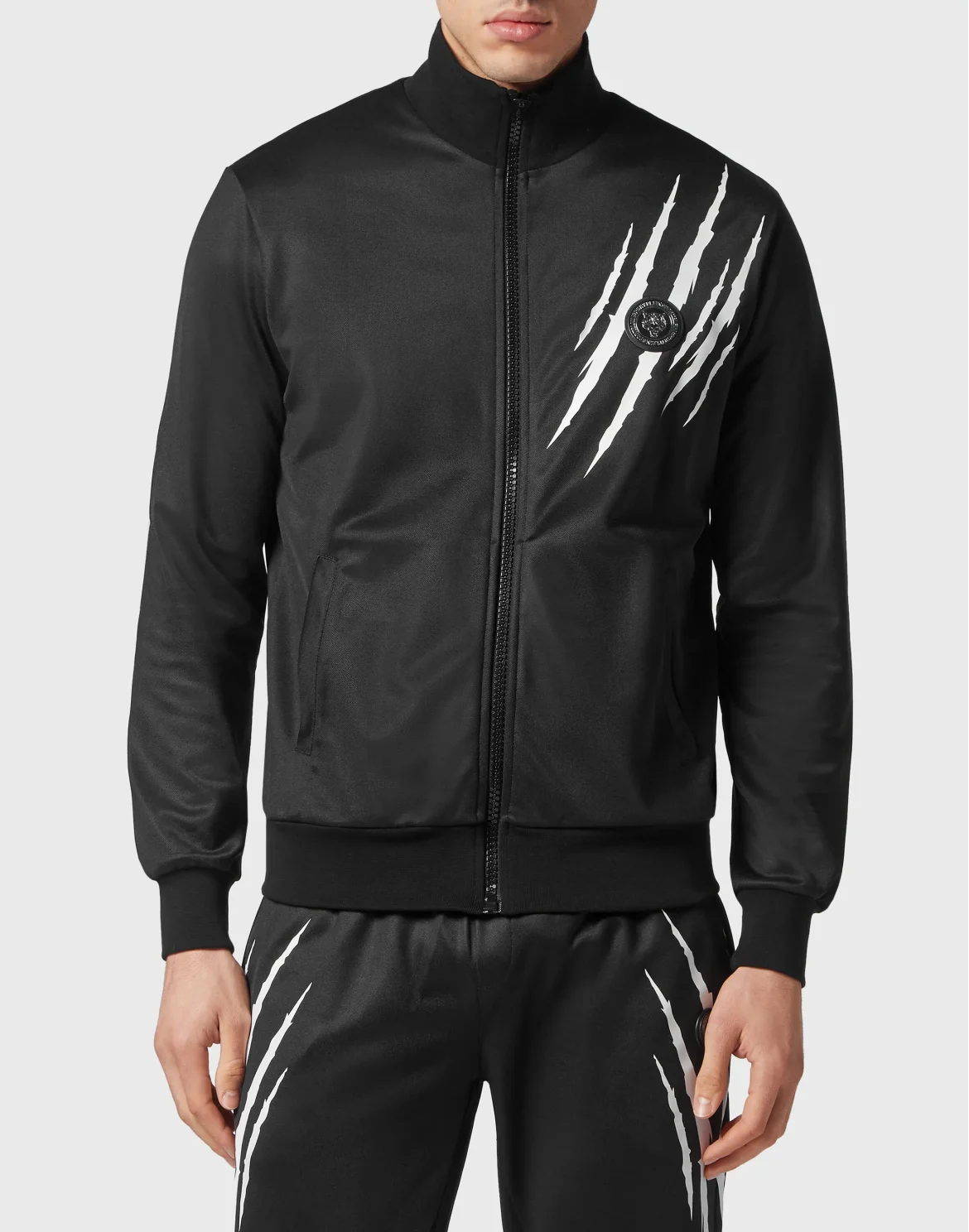 Jogging tracksuit:Top/Trousers Scratch, цвет: Черный