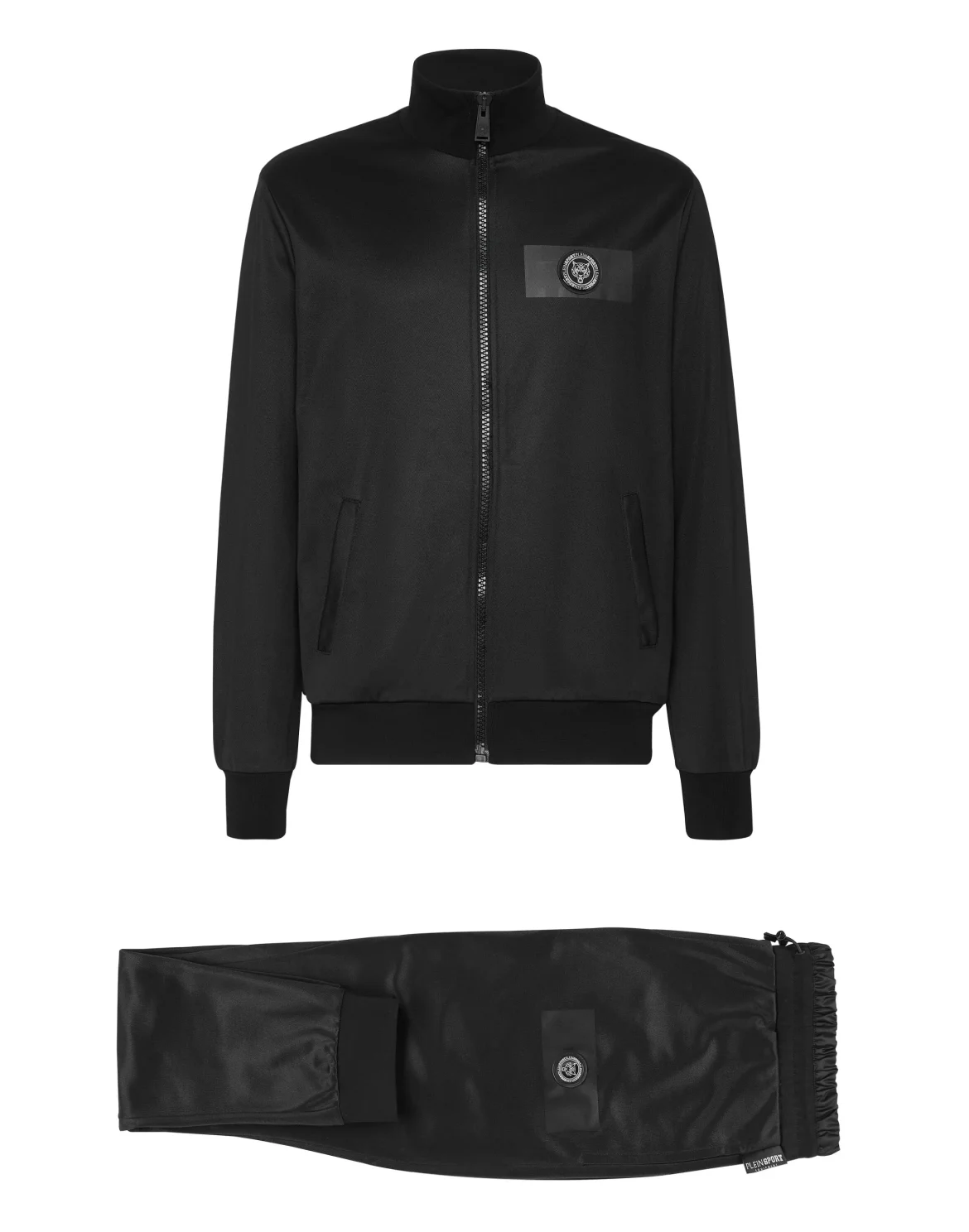 Jogging tracksuit:Top/Trousers, цвет: Черный