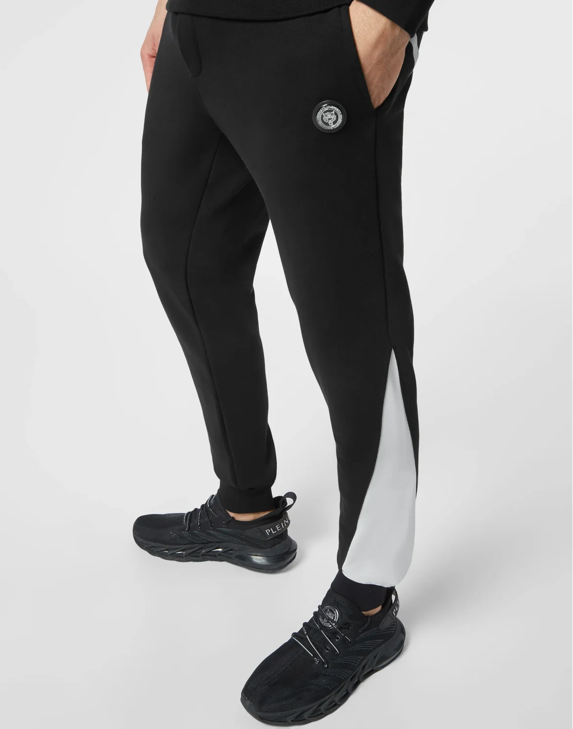 Jogging tracksuit:Top/Trousers, цвет: Черный