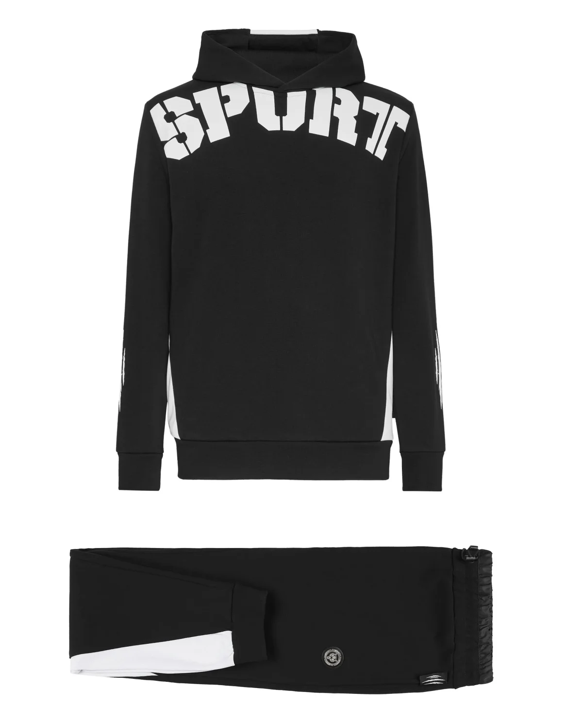 Jogging tracksuit:Top/Trousers, цвет: Черный