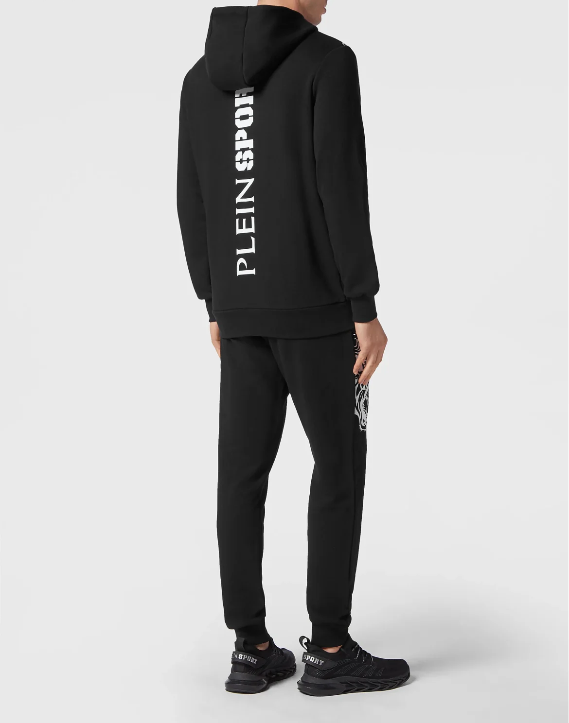 Jogging Tracksuit: Top/Trousers Tiger, цвет: Черный
