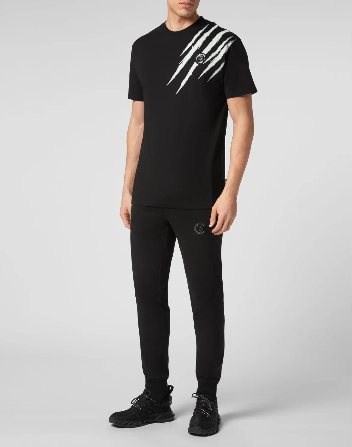 T-shirt Round Neck SS Scratch, цвет: Черный