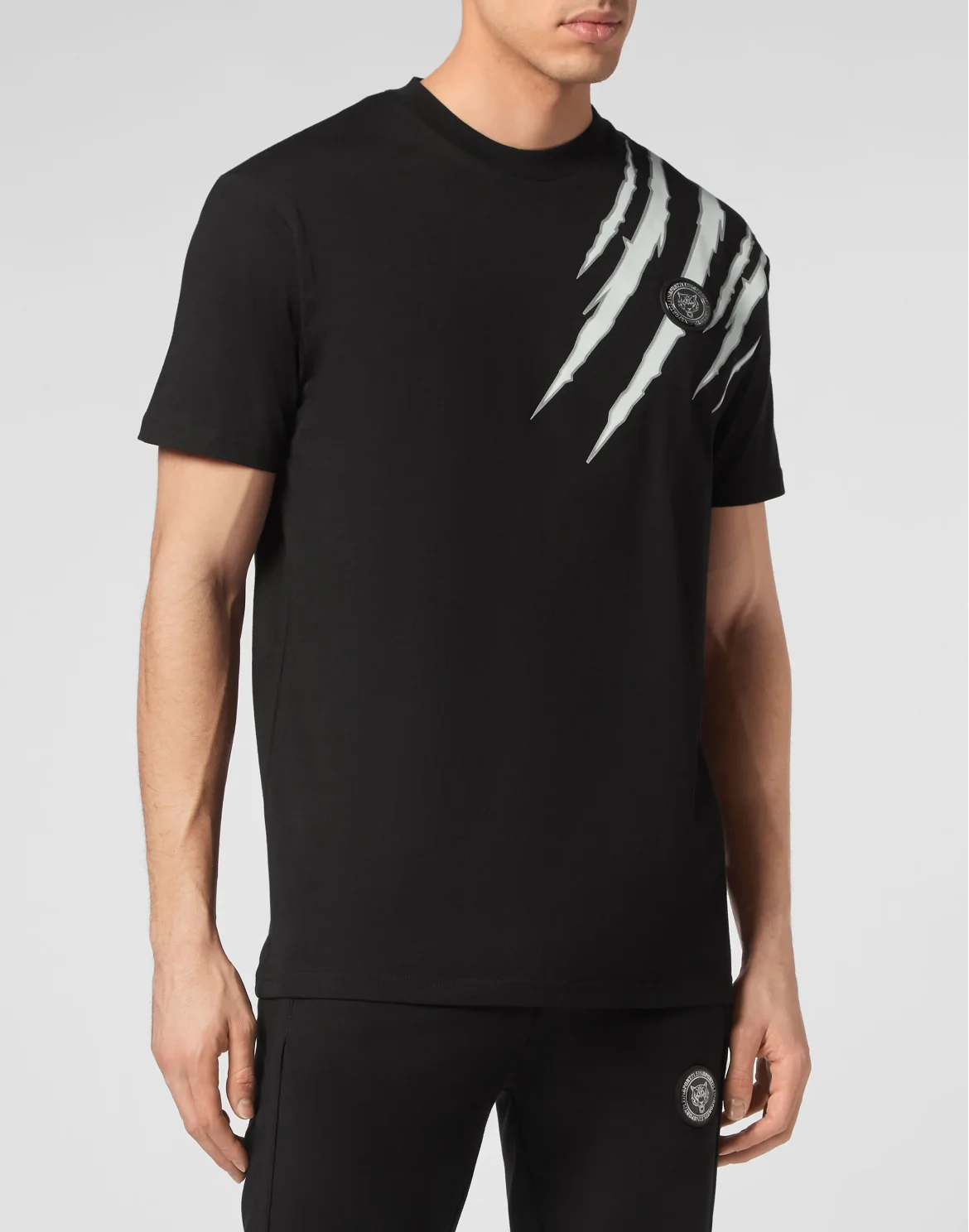 T-shirt Round Neck SS Scratch, цвет: Черный