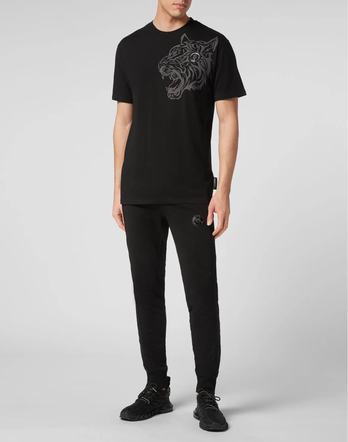 T-shirt Round Neck SS Tiger, цвет: Черный