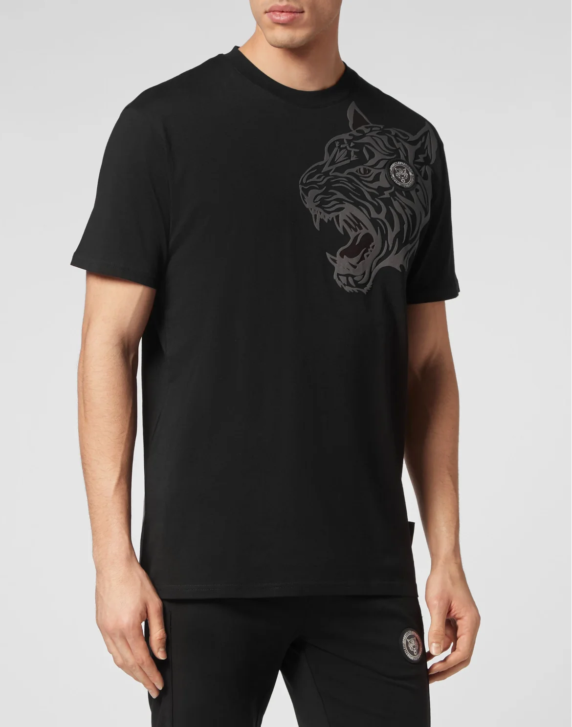 T-shirt Round Neck SS Tiger, цвет: Черный