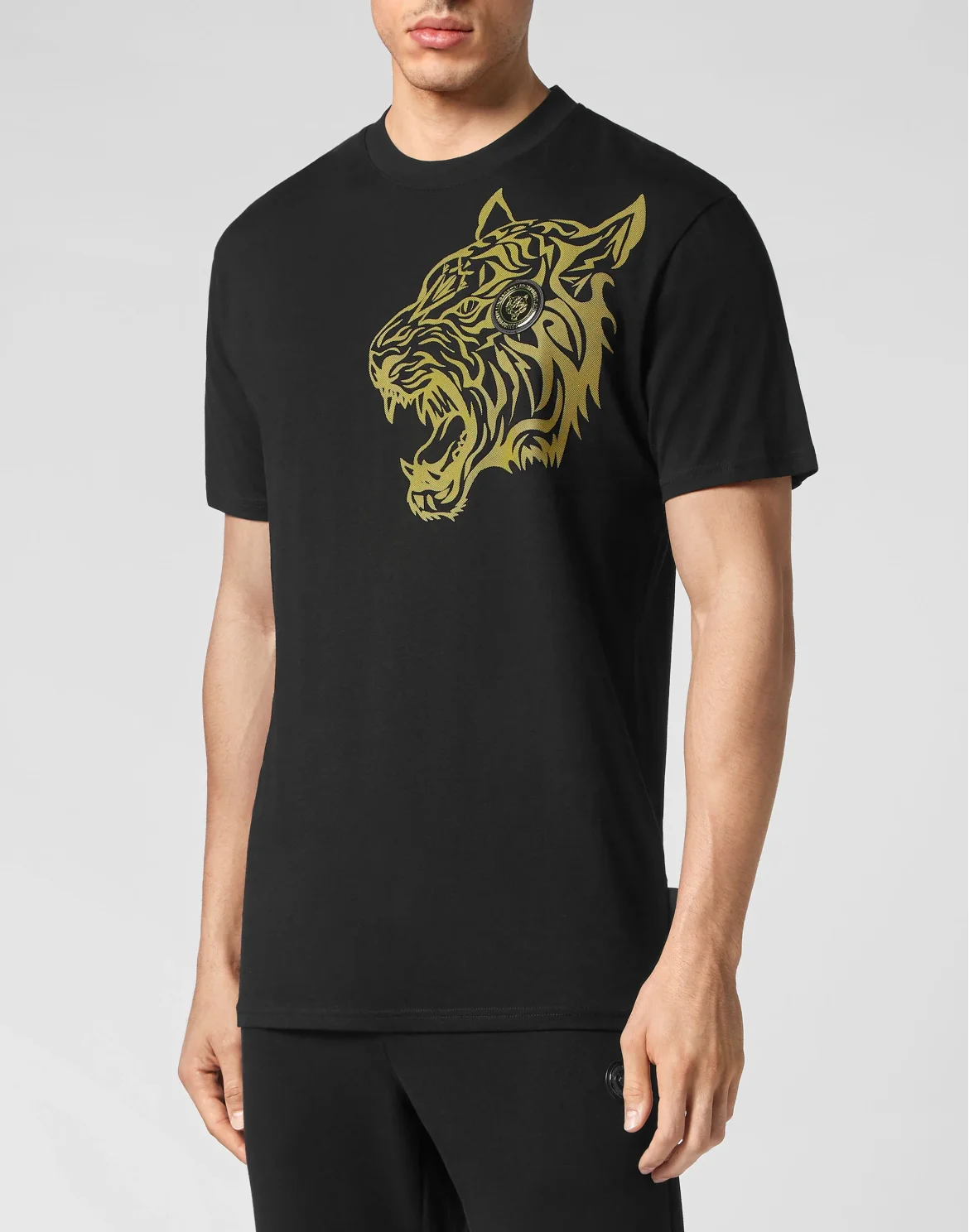 T-shirt Round Neck SS Tiger, цвет: Черный