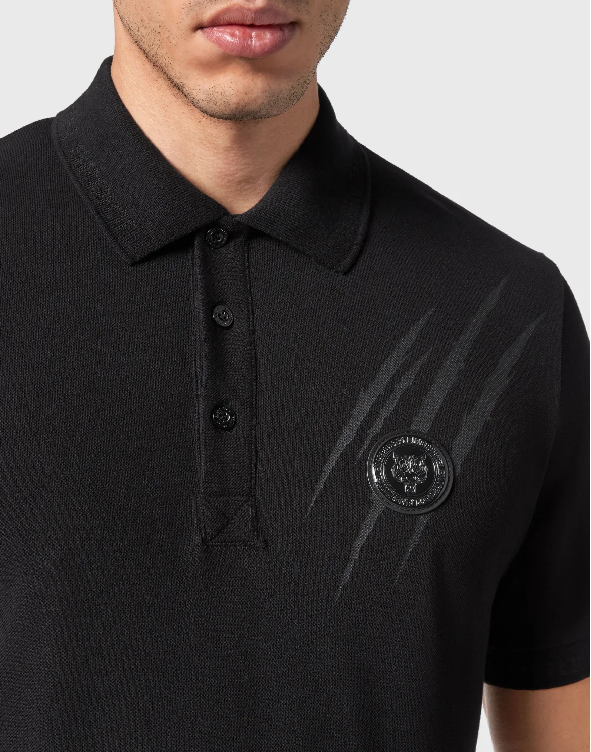 Polo Shirt SS Scratch, цвет: Черный
