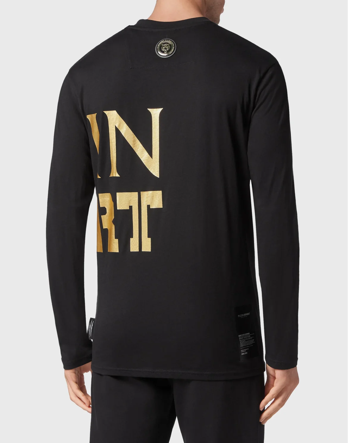 T-shirt Round Neck LS, цвет: Черный