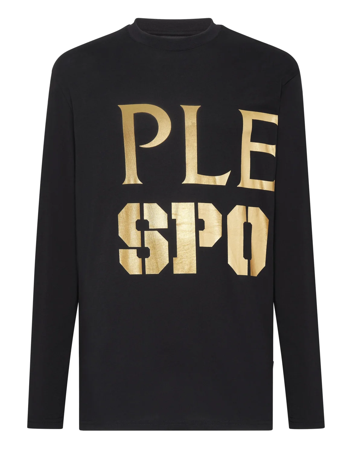 T-shirt Round Neck LS, цвет: Черный