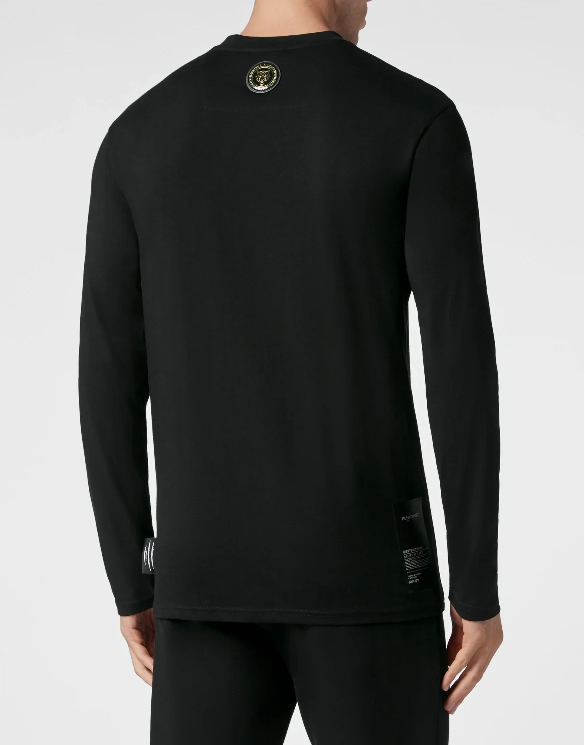 T-shirt Round Neck LS, цвет: Черный
