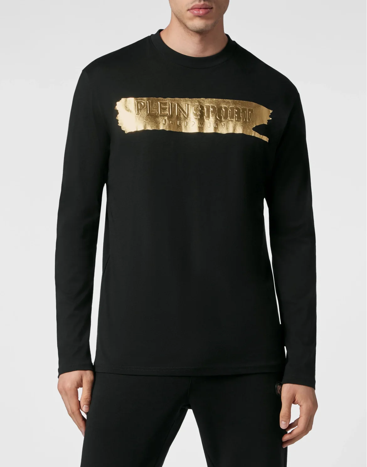 T-shirt Round Neck LS, цвет: Черный