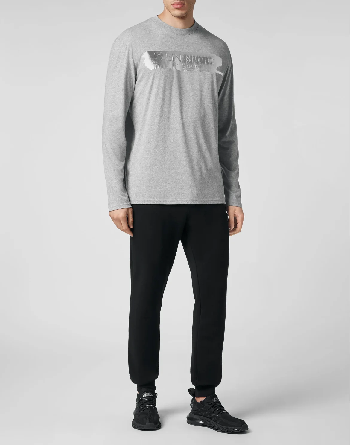 T-shirt Round Neck LS, цвет: Серый