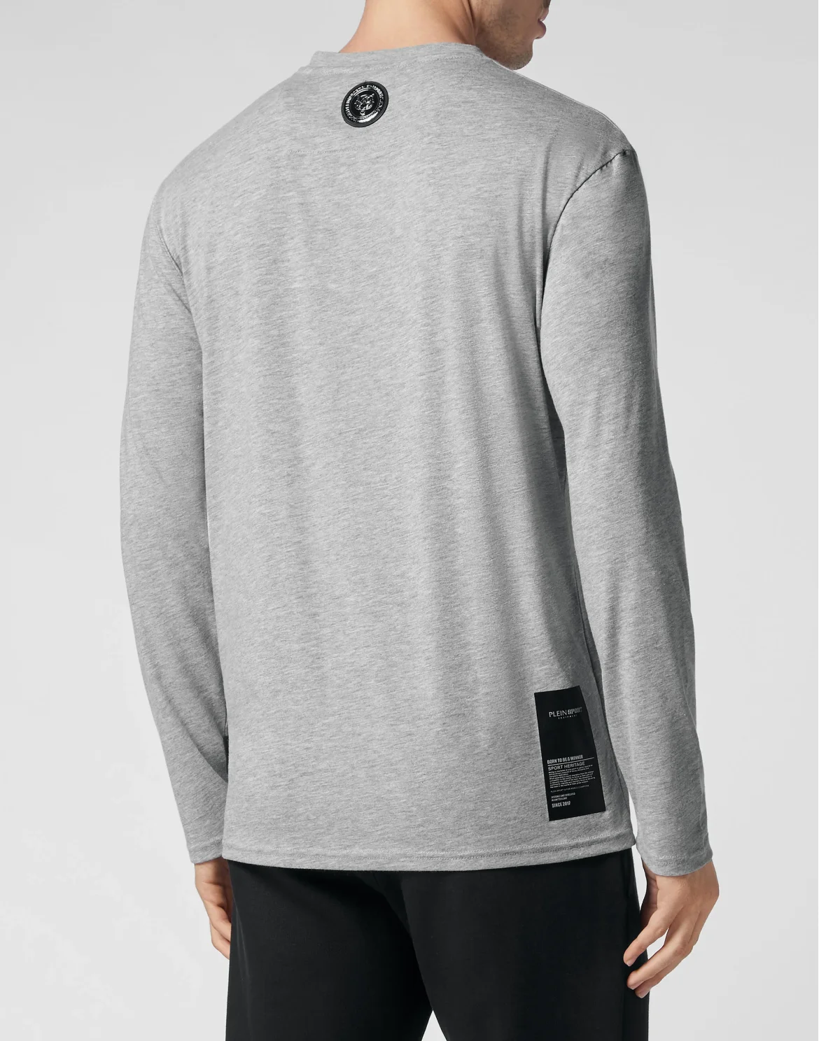 T-shirt Round Neck LS, цвет: Серый