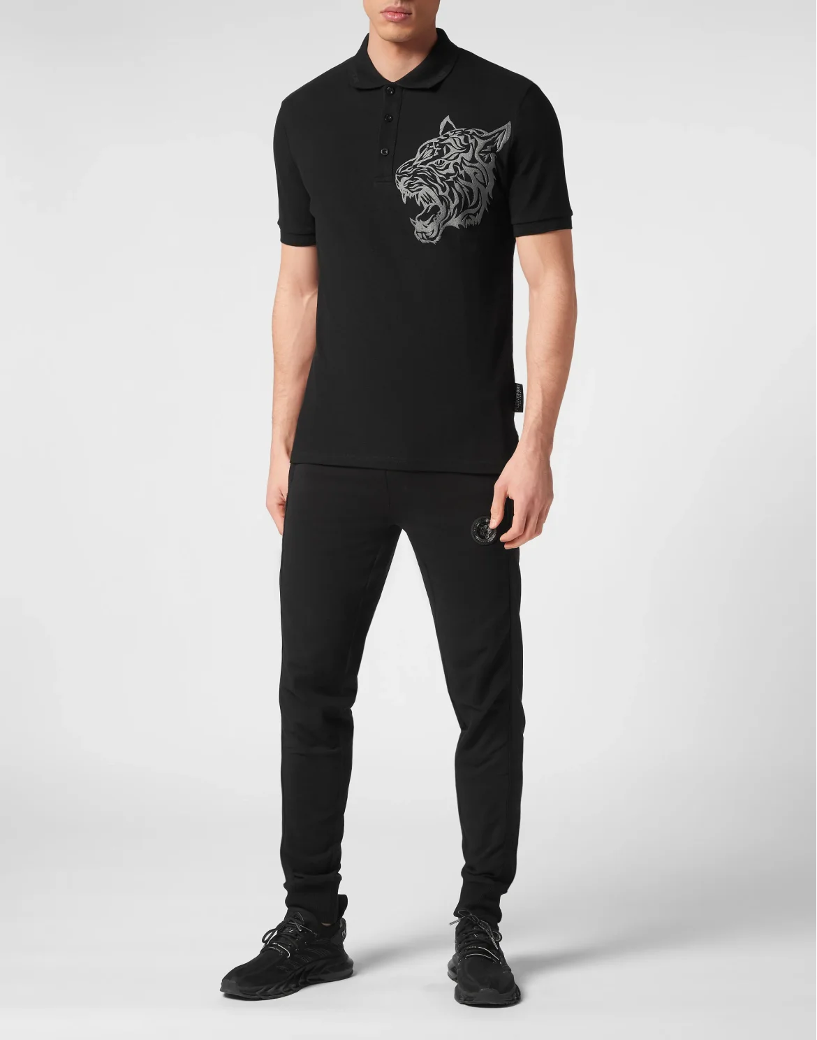 Polo Shirt SS Tiger, цвет: Черный