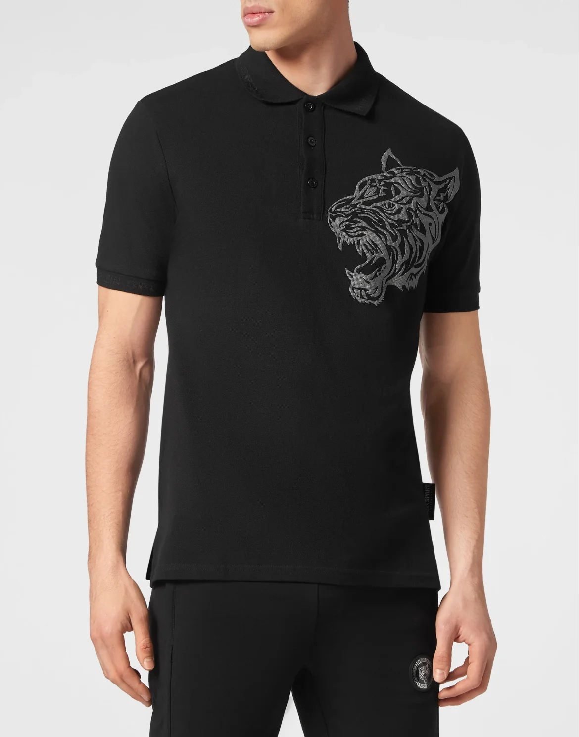 Polo Shirt SS Tiger, цвет: Черный