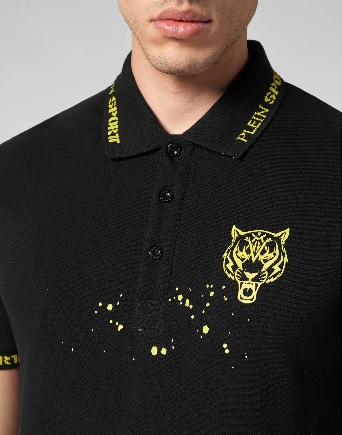 Polo Shirt SS Tiger, цвет: Черный