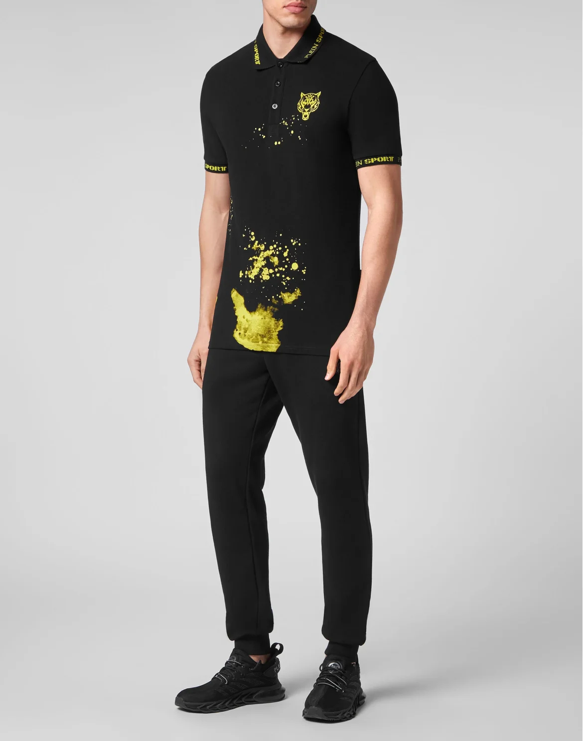 Polo Shirt SS Tiger, цвет: Черный